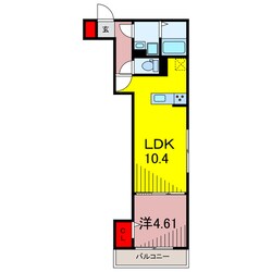 仮）D-room新宿4丁目の物件間取画像